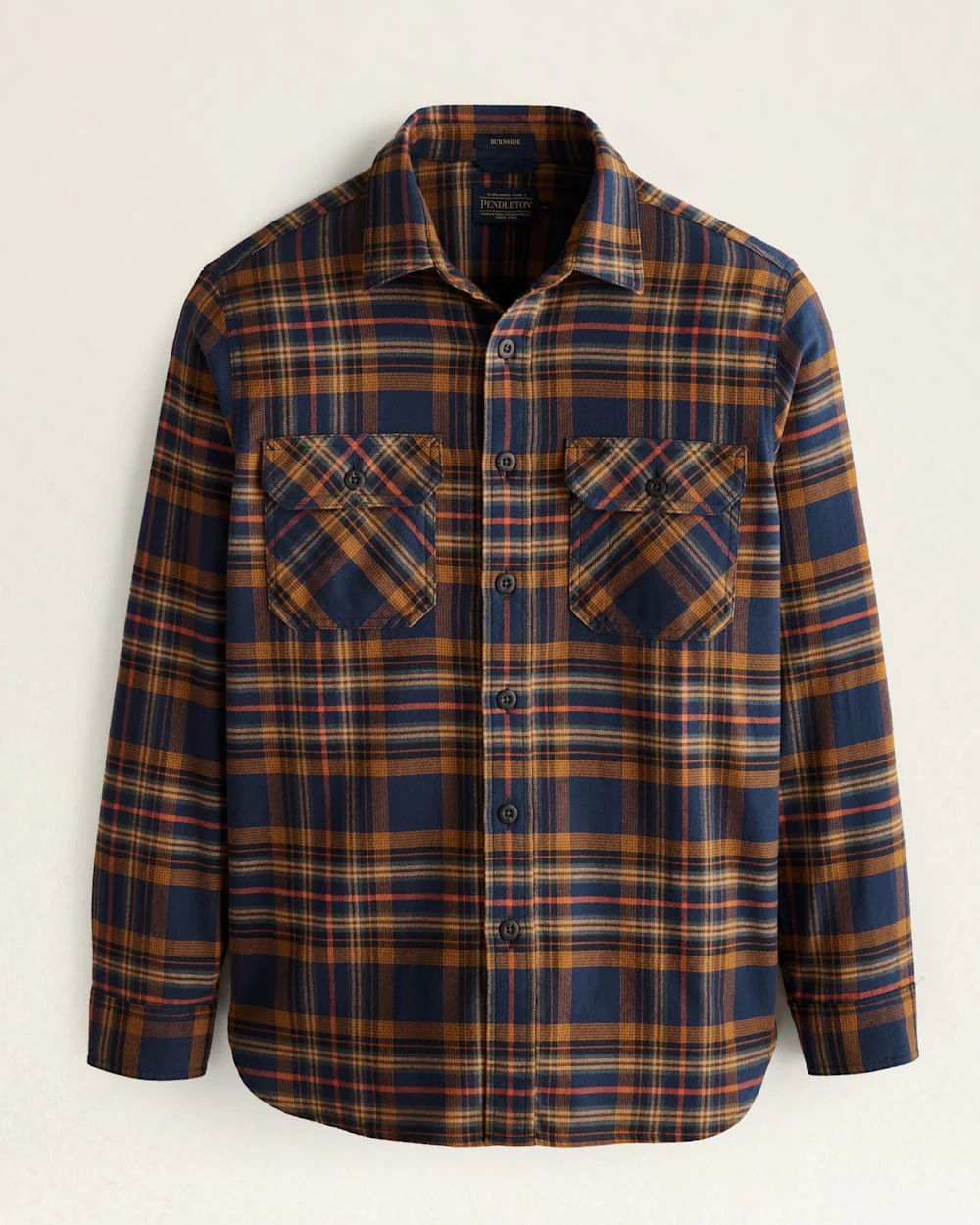 Pendleton Men's Plaid Burnside Doublebrushed Flannel Shirt - Image 3